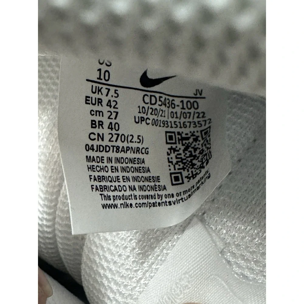 Brand New Nike Court Vision Mid White Shoes Sneakers CD5436-100 Women's Size 10